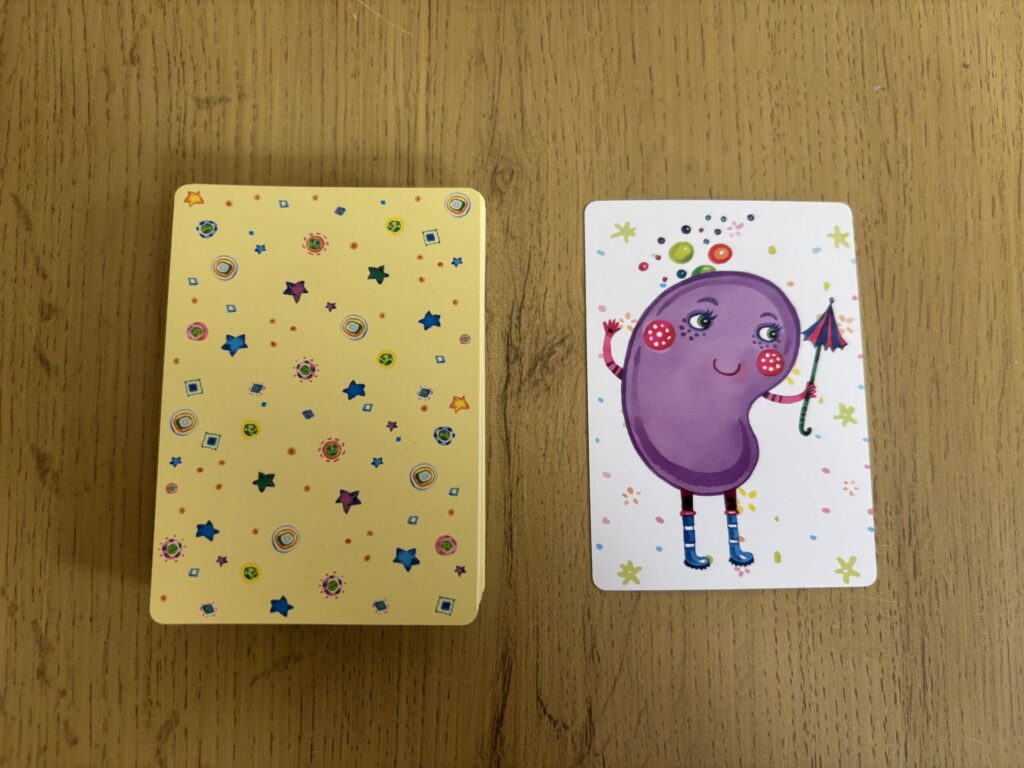 ナンジャモンジャ　山札から一枚カードをめくった状態