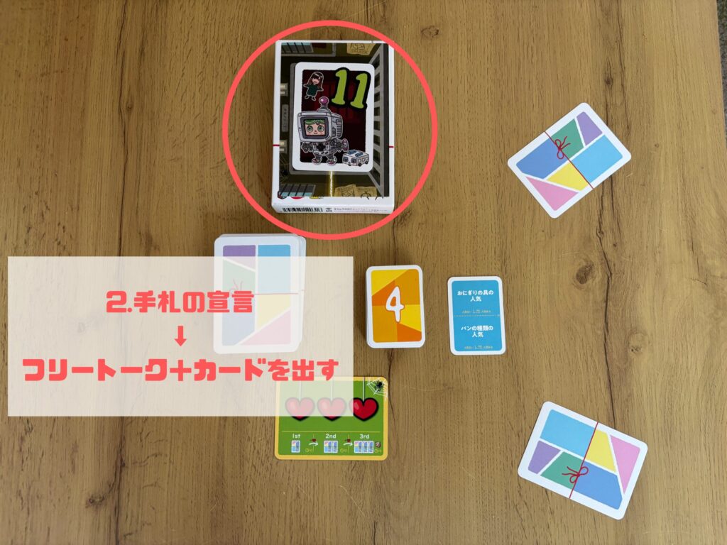 イト 手札の宣言